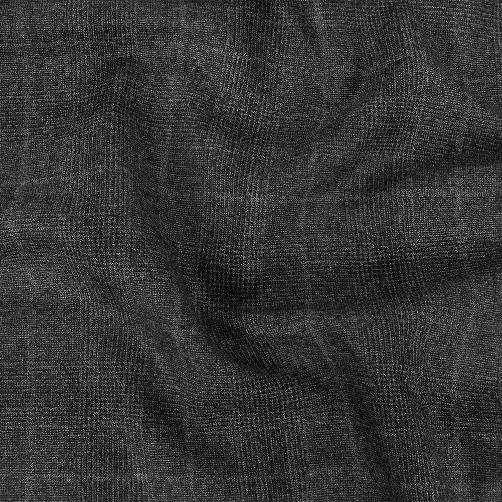 Italian Gray Glen Plaid Super 110 Wool Suiting Italian Gray Glen Plaid Super 110 Wool Suiting