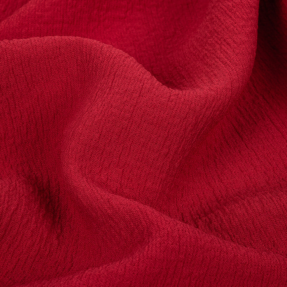 Rose Stretch Creped Double Cloth Detail Rose Stretch Creped Double Cloth Detail