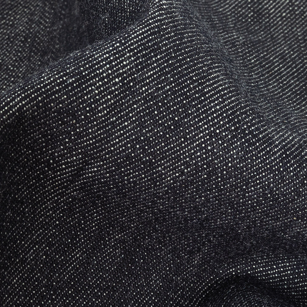Dark Navy Cotton Denim Twill Detail Dark Navy Cotton Denim Twill Detail