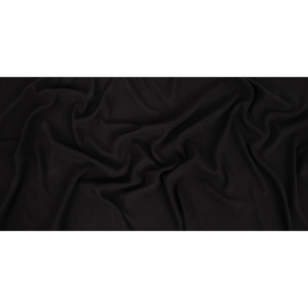 Black Stretch Polyester Crepe Full Black Stretch Polyester Crepe Full