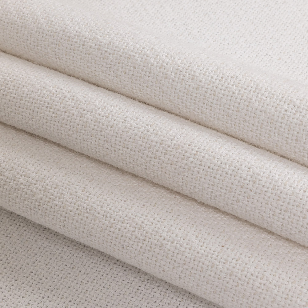 Italian Sugar Swizzle Twill and Basketweave Cotton Double Cloth Folded Italian Sugar Swizzle Twill and Basketweave Cotton Double Cloth Folded