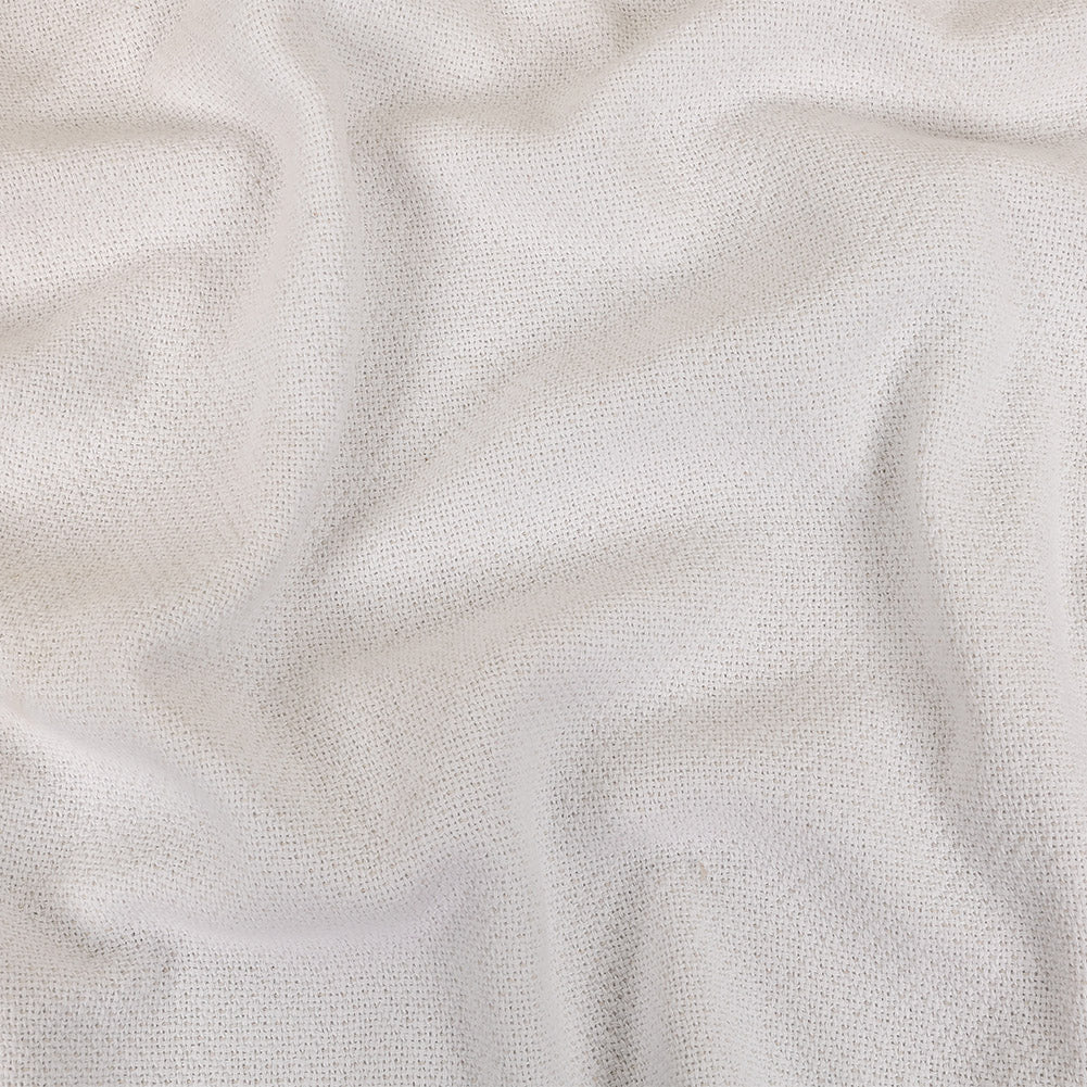 Italian Sugar Swizzle Twill and Basketweave Cotton Double Cloth Italian Sugar Swizzle Twill and Basketweave Cotton Double Cloth