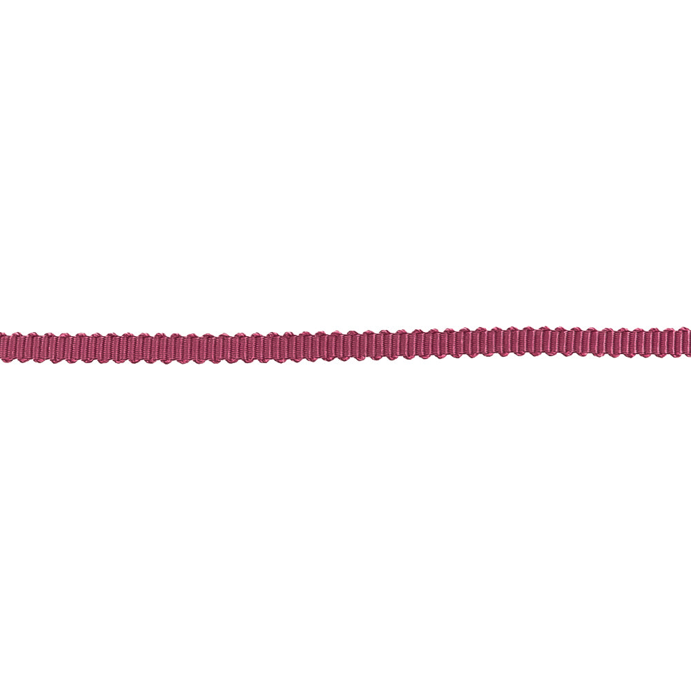 Amaranth Petersham Grosgrain Ribbon - 0.125" Detail Amaranth Petersham Grosgrain Ribbon - 0.125" Detail