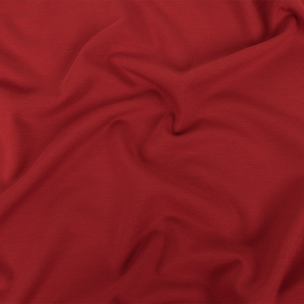 Italian Paprika Red Stretch Viscose Ponte de Roma Italian Paprika Red Stretch Viscose Ponte de Roma