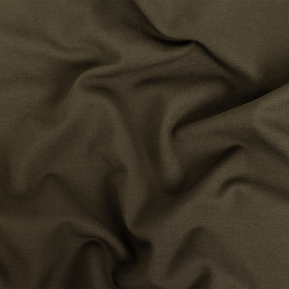 Italian Brown Stretch Ponte Knit Italian Brown Stretch Ponte Knit