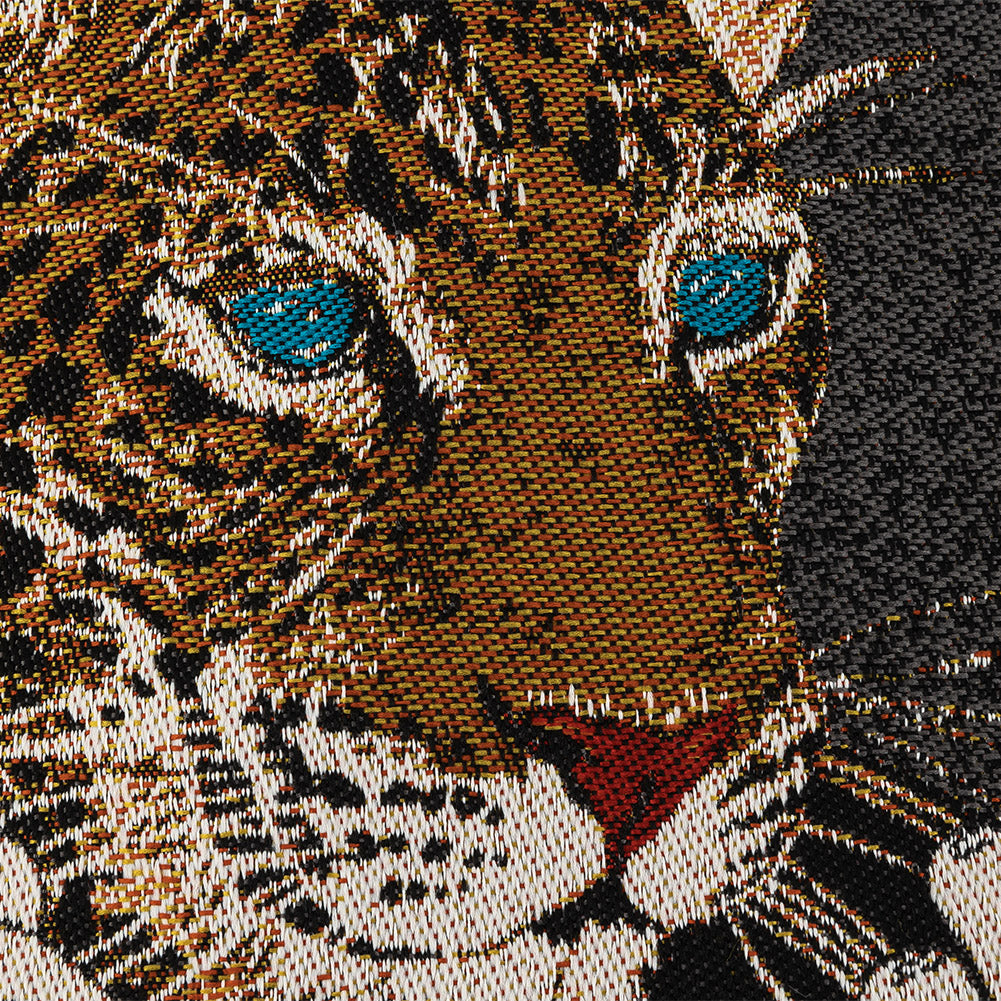 French Graphite Jaguar Harley Oversized Square Patch - 18.875" Detail French Graphite Jaguar Harley Oversized Square Patch - 18.875" Detail