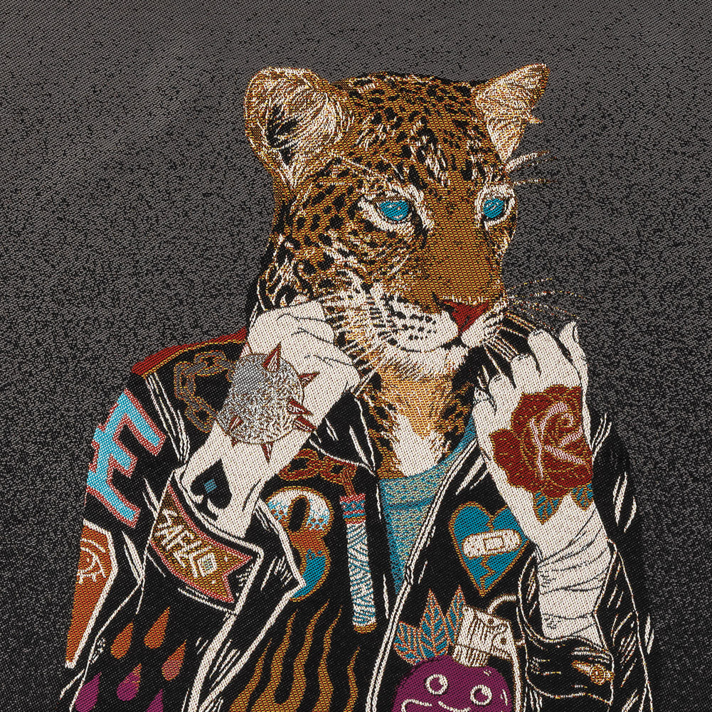 French Graphite Jaguar Harley Oversized Square Patch - 18.875" French Graphite Jaguar Harley Oversized Square Patch - 18.875"