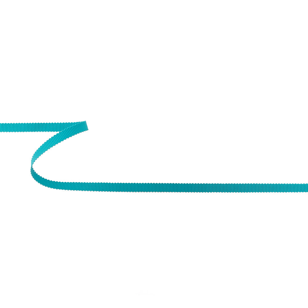 Turquoise Petersham Grosgrain Ribbon - 0.25" Turquoise Petersham Grosgrain Ribbon - 0.25"