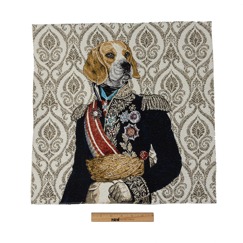 French Linen Woof Marshal Cotton Blend Oversized Square Patch - 18.875" Full French Linen Woof Marshal Cotton Blend Oversized Square Patch - 18.875" Full