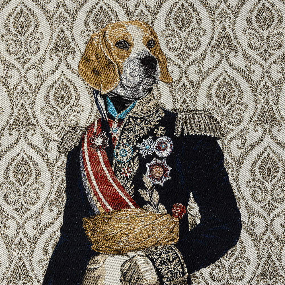 French Linen Woof Marshal Cotton Blend Oversized Square Patch - 18.875" French Linen Woof Marshal Cotton Blend Oversized Square Patch - 18.875"