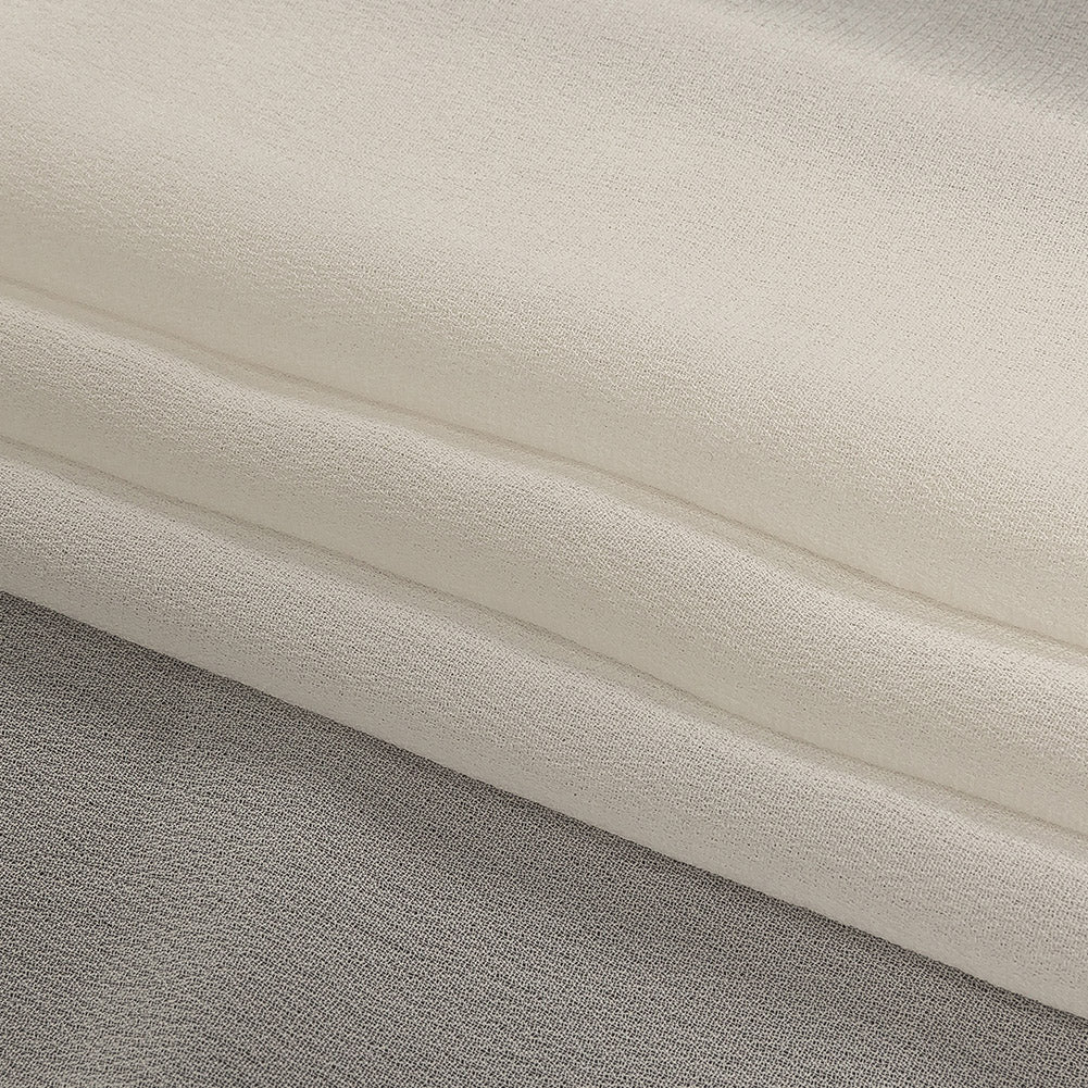 Famous Australian Designer White Viscose Georgette Folded Famous Australian Designer White Viscose Georgette Folded