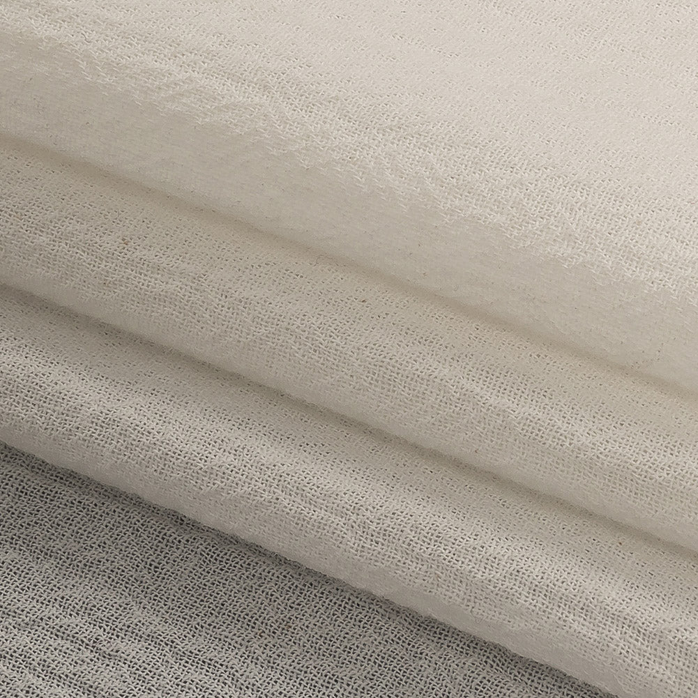 Famous Australian Designer Ivory Vintage Cotton Cheesecloth Folded Famous Australian Designer Ivory Vintage Cotton Cheesecloth Folded