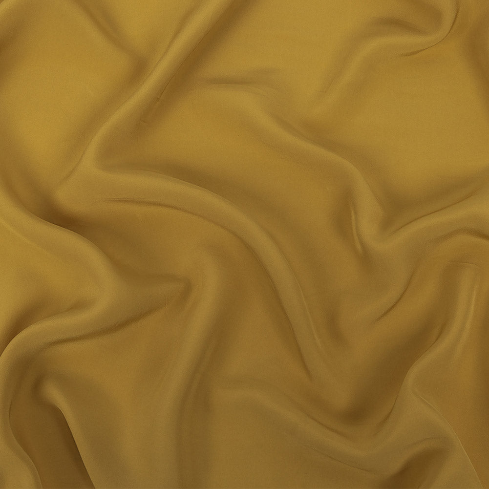 Famous Australian Designer Gold Crepe de Chine Viscose Lining Famous Australian Designer Gold Crepe de Chine Viscose Lining