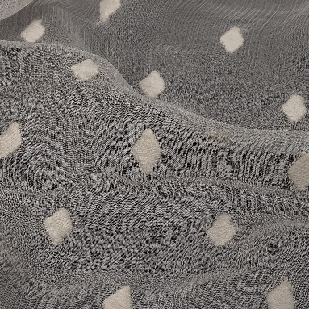 Famous Australian Designer Pristine Embroidered Diamonds Crinkled Silk Chiffon Detail Famous Australian Designer Pristine Embroidered Diamonds Crinkled Silk Chiffon Detail
