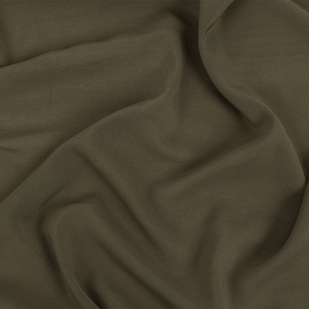 Famous Australian Designer Olive Stretch Viscose Lining Famous Australian Designer Olive Stretch Viscose Lining