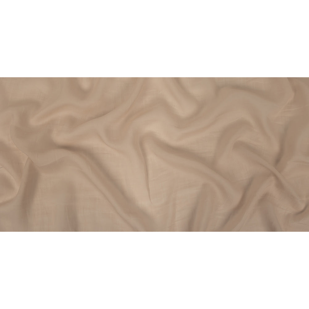 Famous Australian Designer Buff Semi-Sheer Ramie Woven Full Famous Australian Designer Buff Semi-Sheer Ramie Woven Full