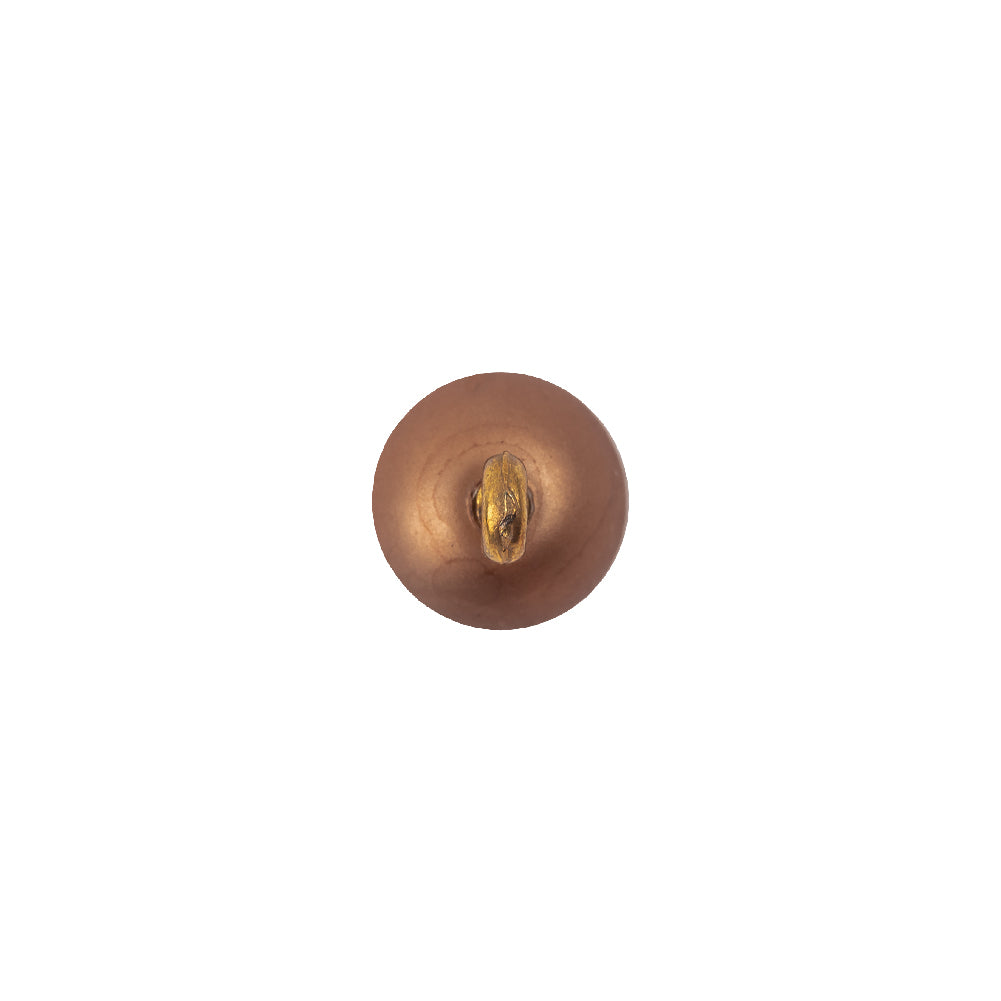 Italian Bronze Iridescent Ball Shank Back Button - 16L/10mm Detail Italian Bronze Iridescent Ball Shank Back Button - 16L/10mm Detail