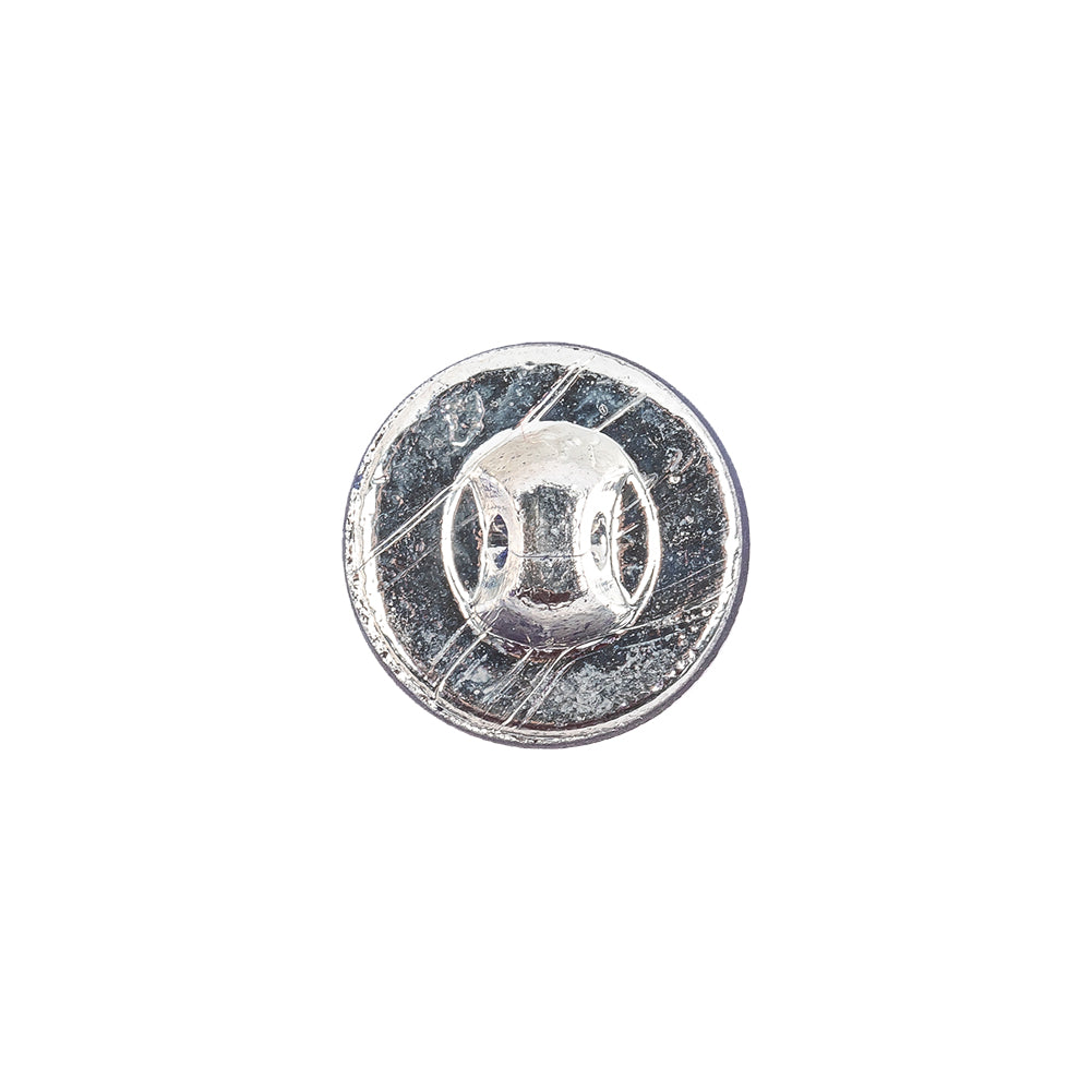 Cobalt Translucent Floral Shank Back Glass Button - 22L/14mm Detail Cobalt Translucent Floral Shank Back Glass Button - 22L/14mm Detail