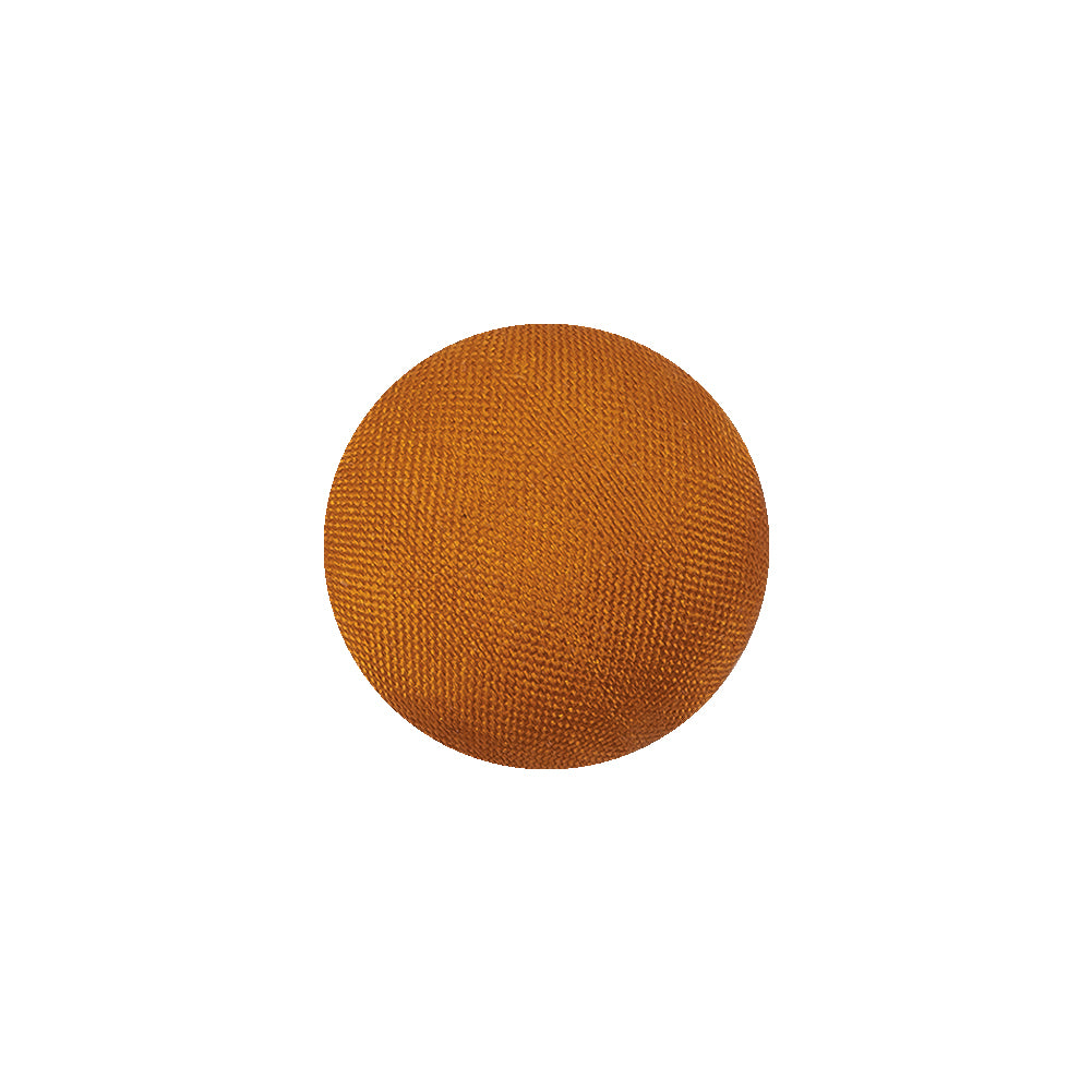 Orange Satin Covered Domed Silk and Metal Sew On Button - 25L/16mm Orange Satin Covered Domed Silk and Metal Sew On Button - 25L/16mm