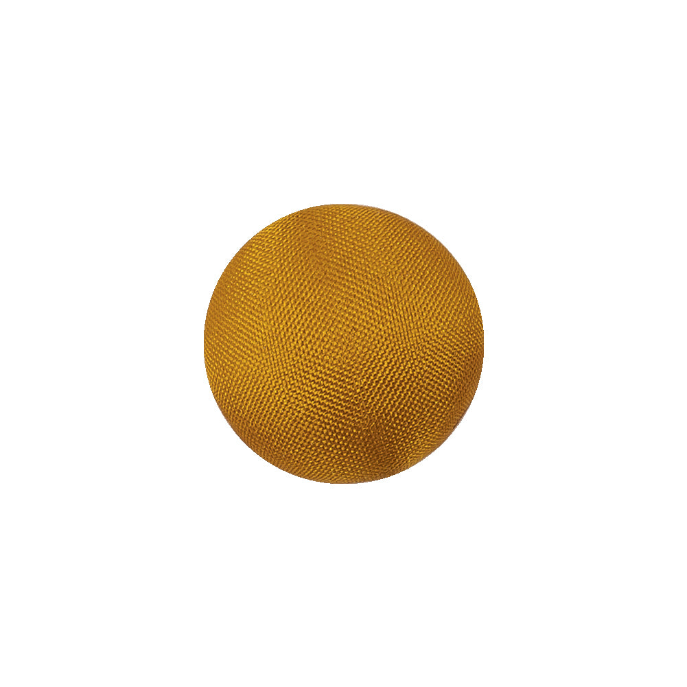 Goldenrod Satin Covered Domed Silk and Metal Sew On Button - 25L/16mm Goldenrod Satin Covered Domed Silk and Metal Sew On Button - 25L/16mm