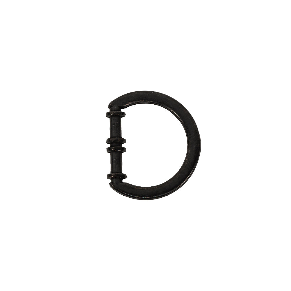 Carbon Cast Metal Rounded D-Ring - 15mm Carbon Cast Metal Rounded D-Ring - 15mm