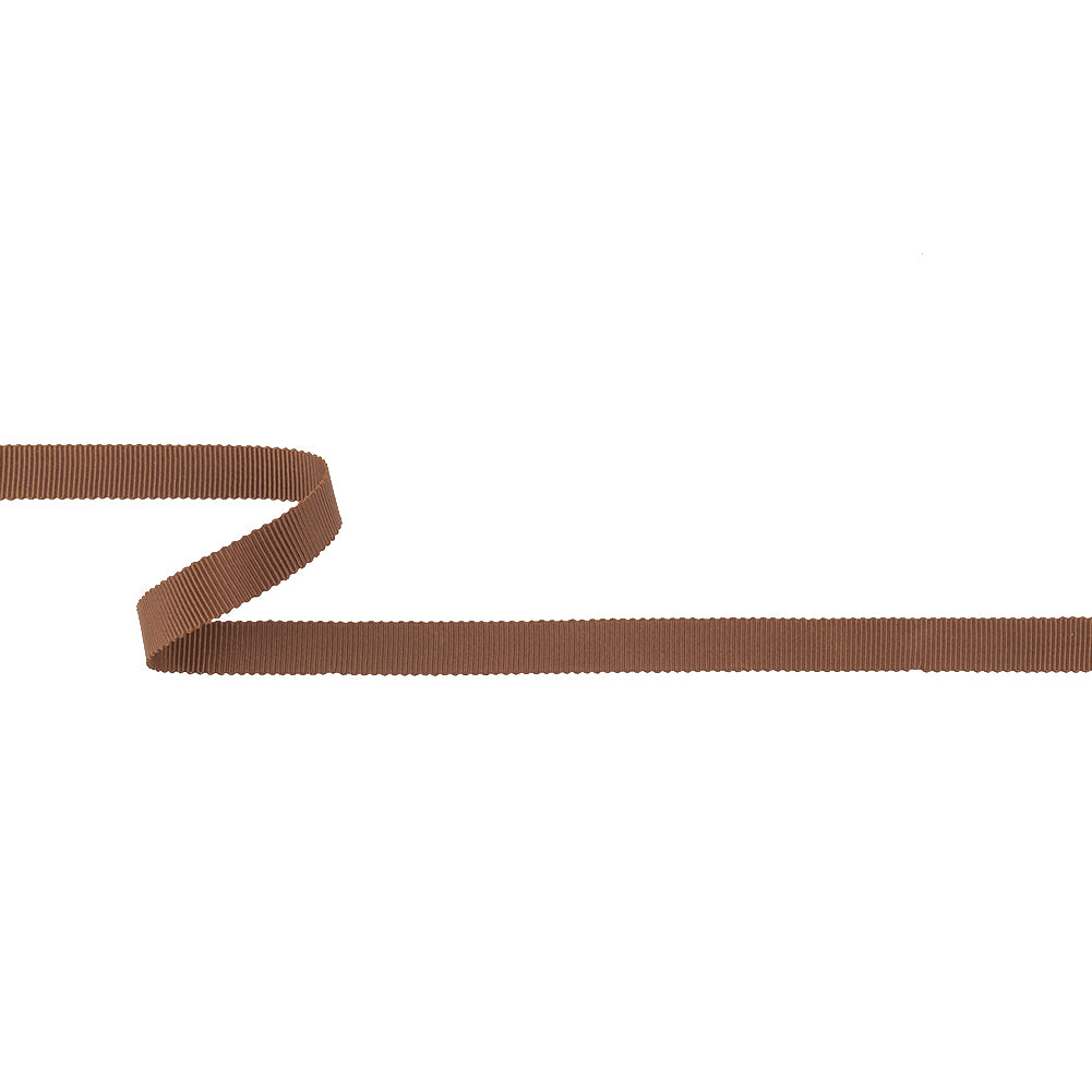Aztec Brown Petersham Grosgrain Ribbon - 0.4375" Aztec Brown Petersham Grosgrain Ribbon - 0.4375"