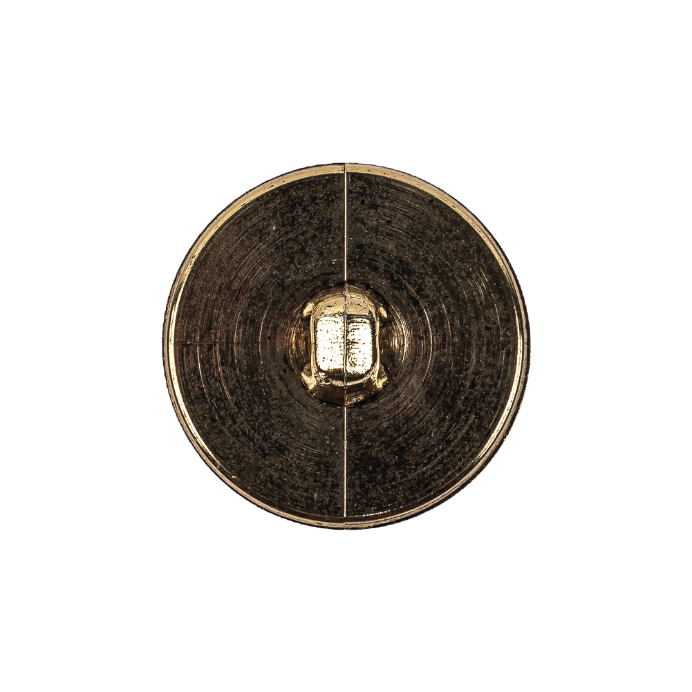 Italian Gold Plated Faux Chain Shank Back Button - 36L/23mm Detail Italian Gold Plated Faux Chain Shank Back Button - 36L/23mm Detail