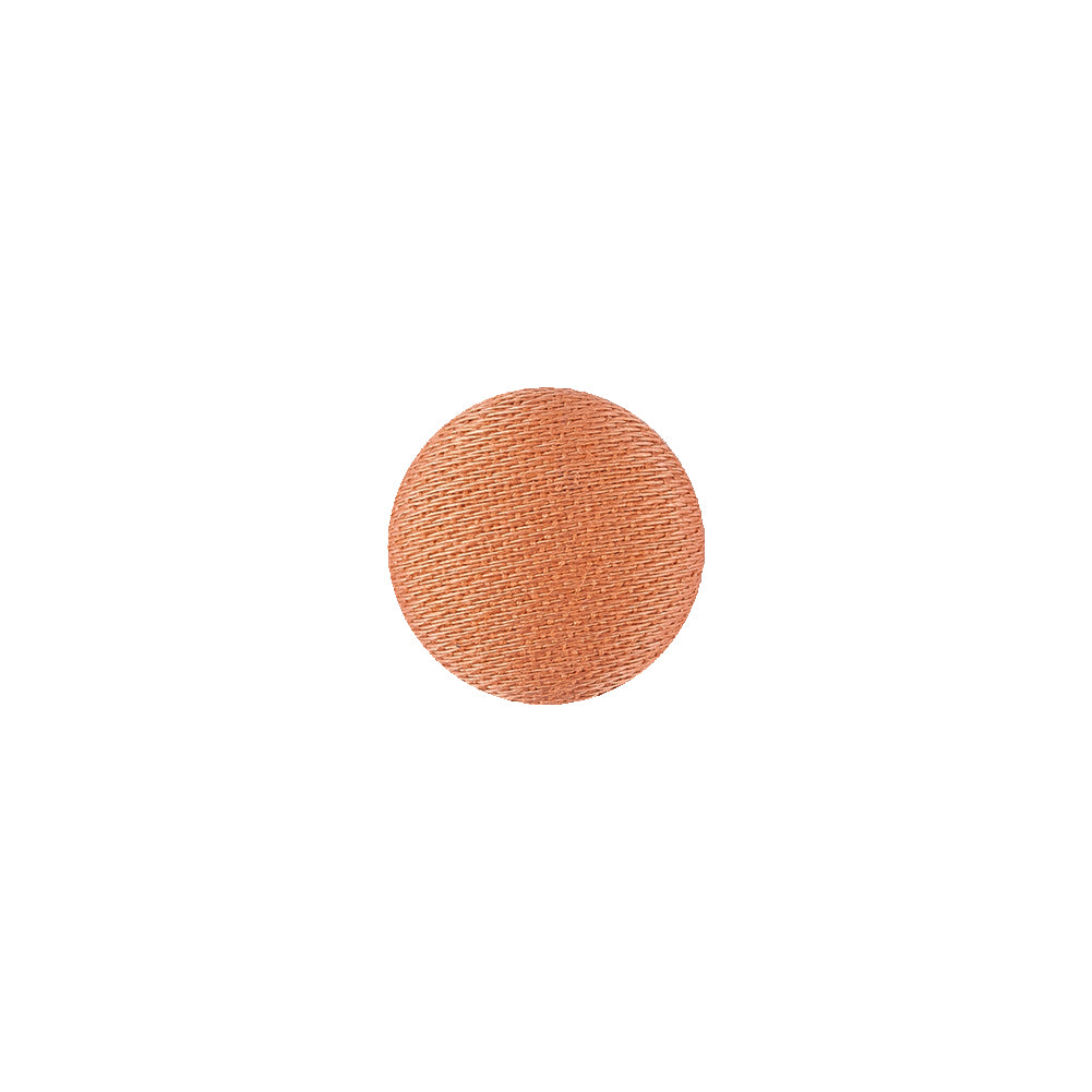 Faded Orange Fabric Covered Low Domed Shank Back Button - 18L/11.5mm Faded Orange Fabric Covered Low Domed Shank Back Button - 18L/11.5mm