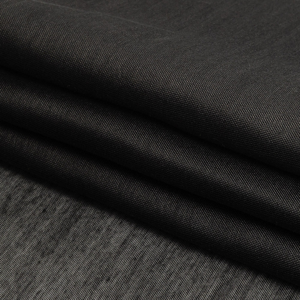 Polyester Batiste Double Wide 117" - Jet Black - Diot Collection Polyester Batiste Double Wide 117" - Jet Black - Diot Collection