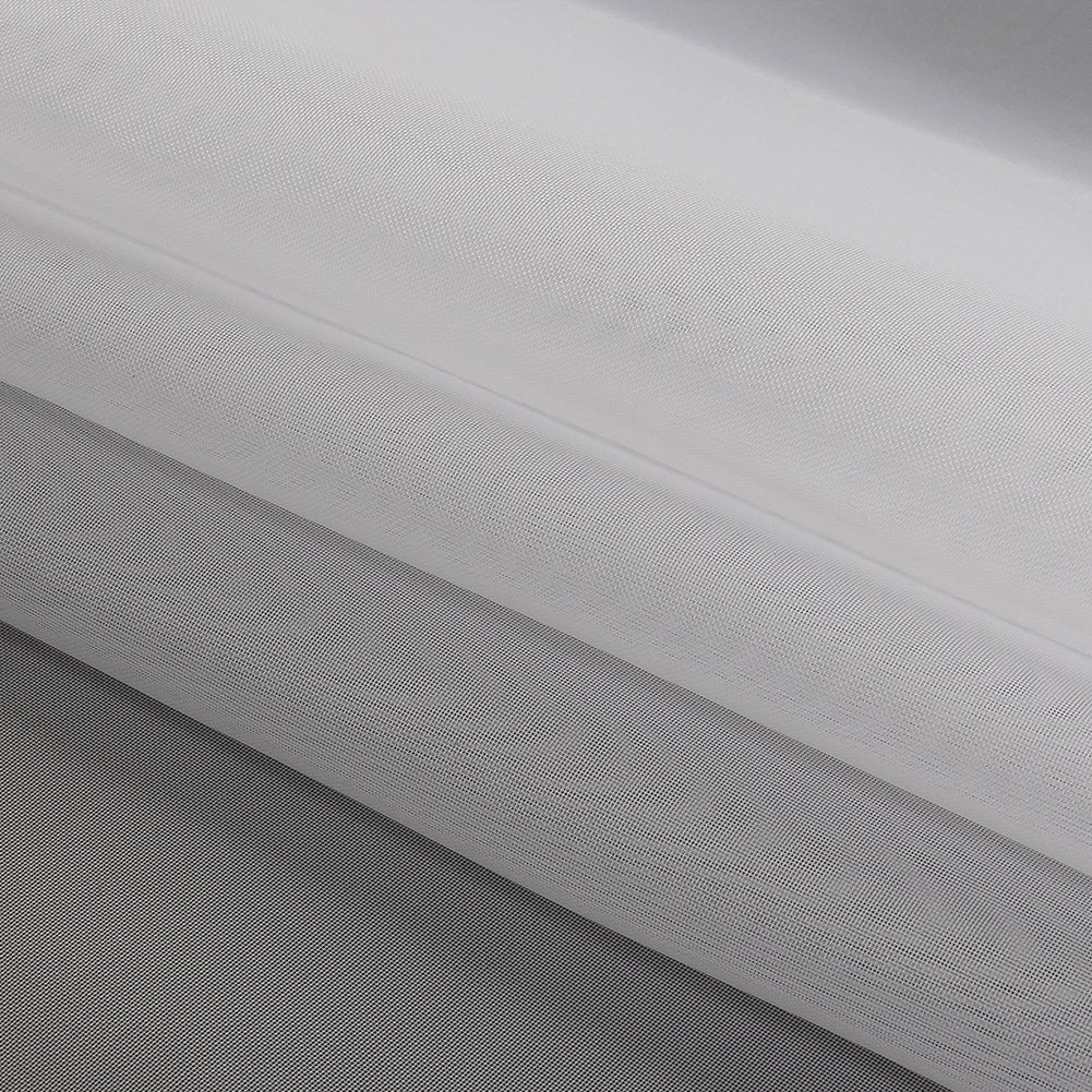 Polyester Voile Double Wide 118" - White - Arcalod Collection Polyester Voile Double Wide 118" - White - Arcalod Collection