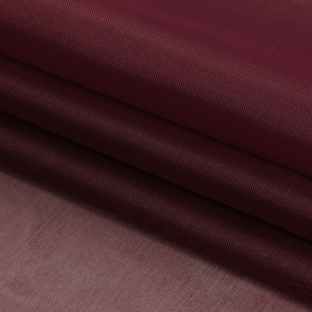 Polyester Voile Double Wide 118" - Burgundy - Arcalod Collection - Folded Polyester Voile Double Wide 118" - Burgundy - Arcalod Collection - Folded