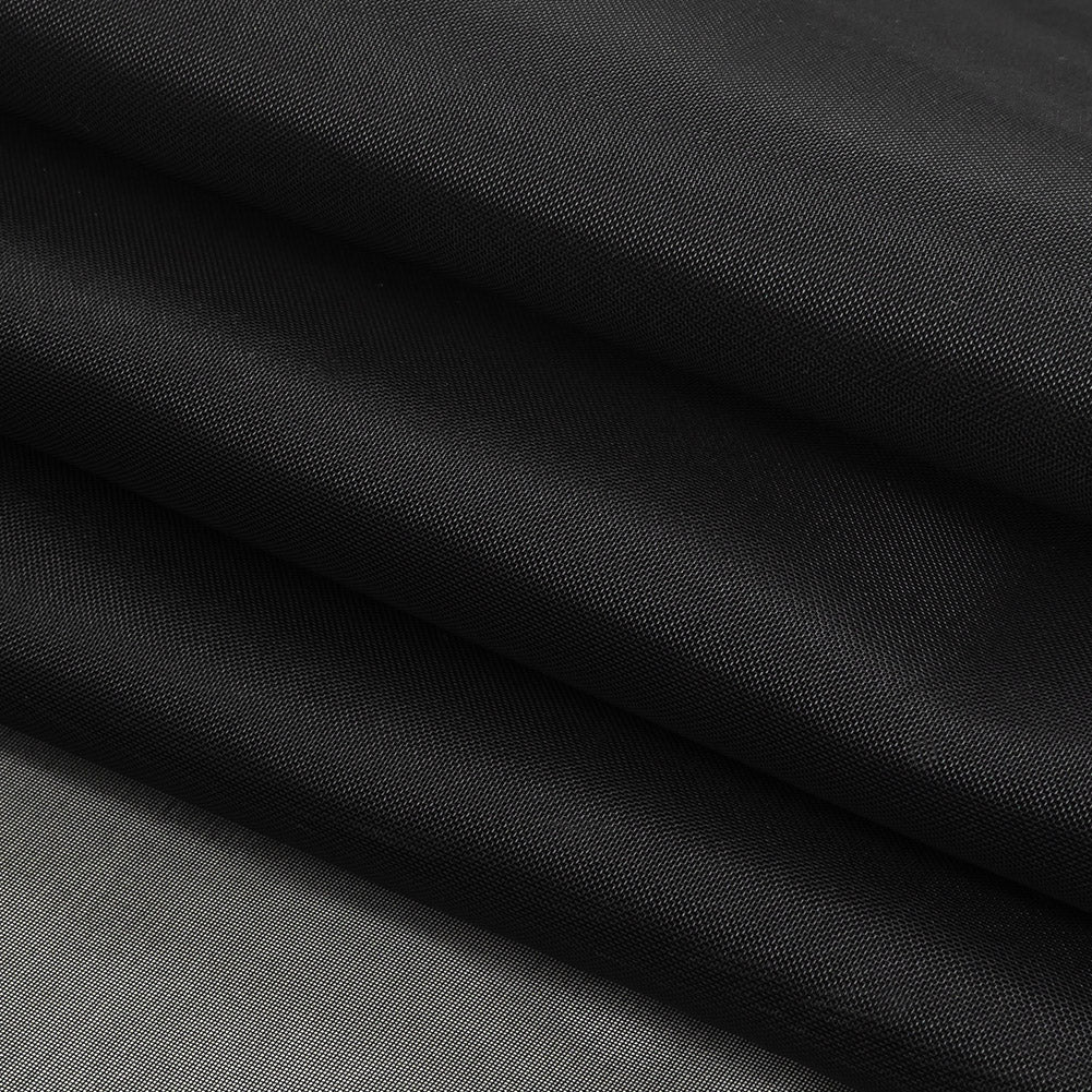 Polyester Voile Double Wide 118" - Black - Arcalod Collection Polyester Voile Double Wide 118" - Black - Arcalod Collection