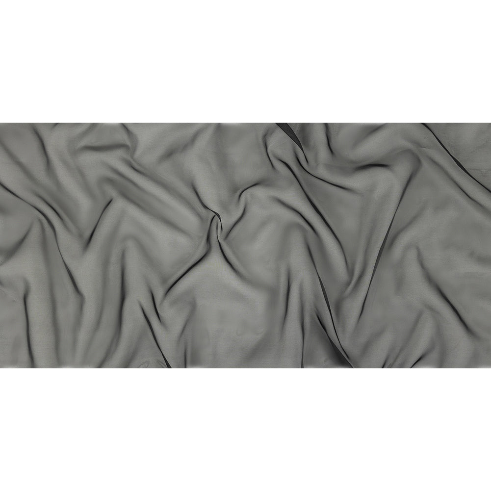 Polyester Voile Double Wide 118" - Black - Arcalod Collection Polyester Voile Double Wide 118" - Black - Arcalod Collection