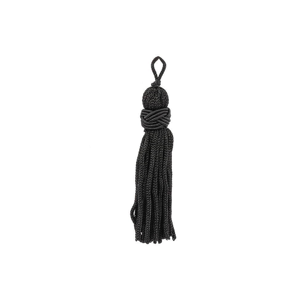 Black Cotton Tassel - 2.5" Black Cotton Tassel - 2.5"