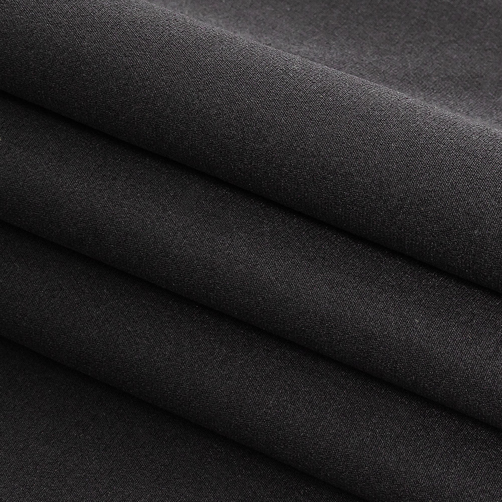 Black Stretch Polyester Woven Folded Black Stretch Polyester Woven Folded