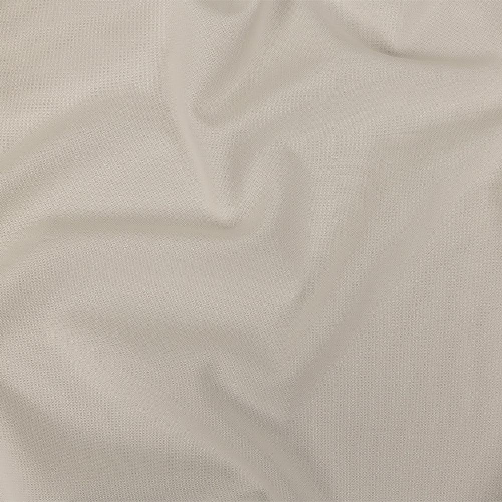 Italian Ivory Stretch Polyester and Viscose Woven Italian Ivory Stretch Polyester and Viscose Woven
