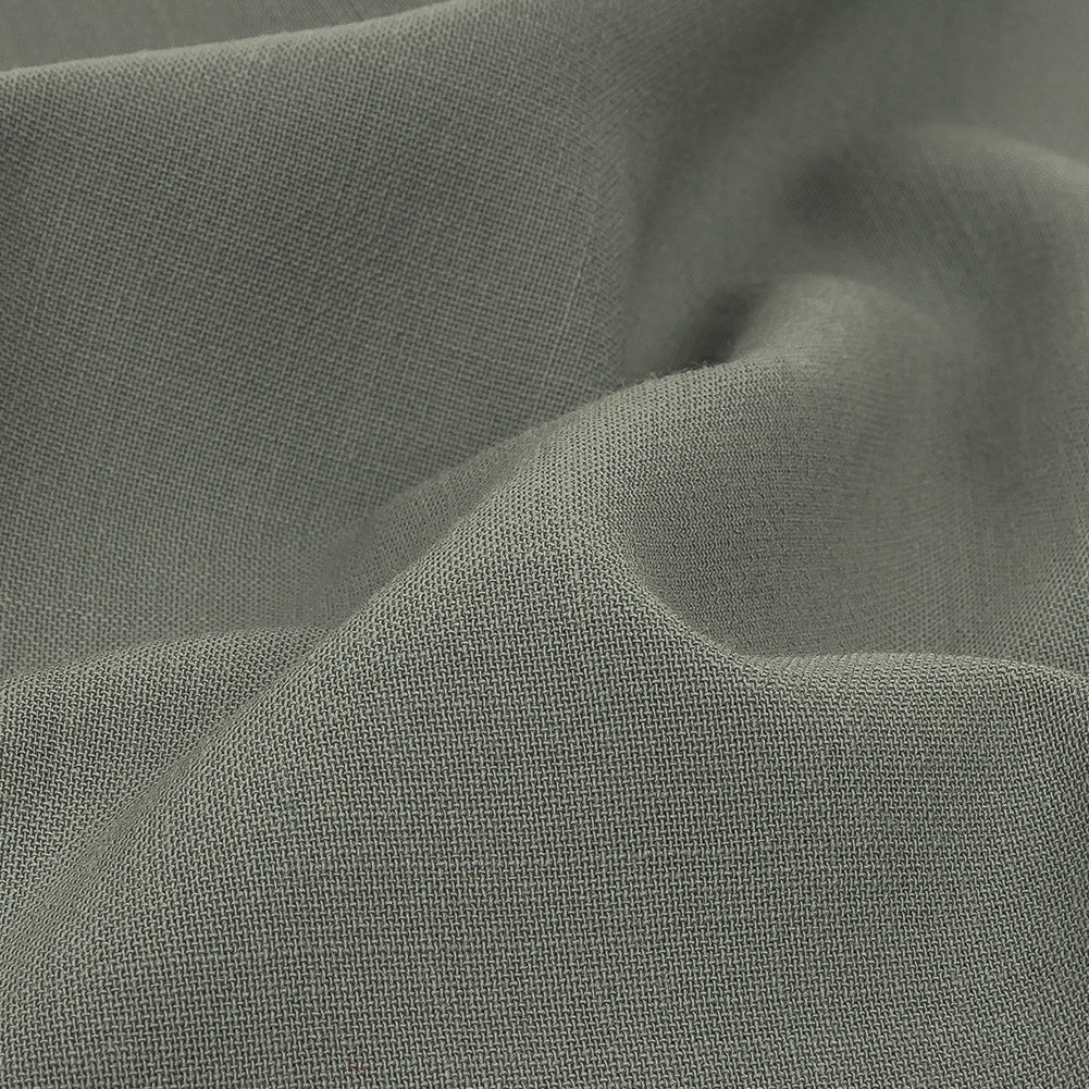 Gray Stretch Double Cloth Wool Crepe Full Gray Stretch Double Cloth Wool Crepe Full