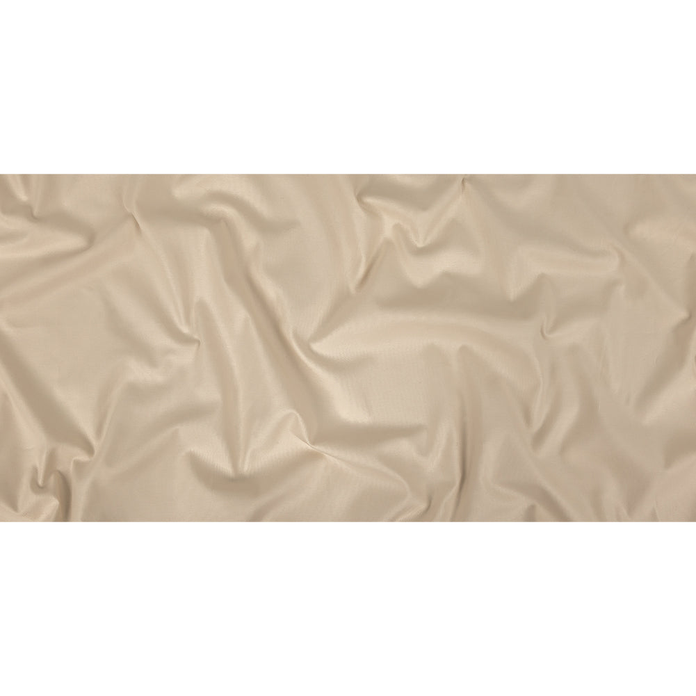 Pale Beige Mercerized Stretch Cotton Canvas Full