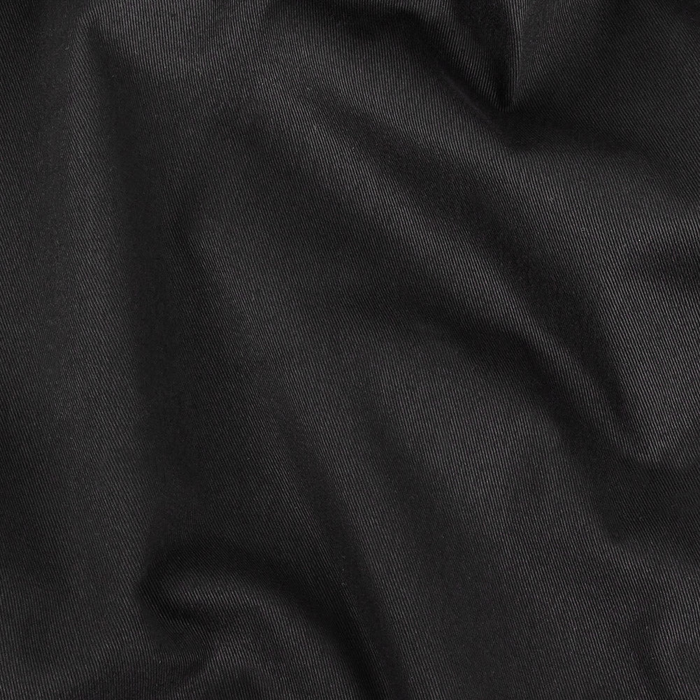Black Stretch Cotton Twill Black Stretch Cotton Twill