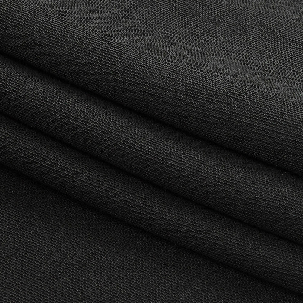 Theory Black Rayon Interlock Knit Folded Theory Black Rayon Interlock Knit Folded