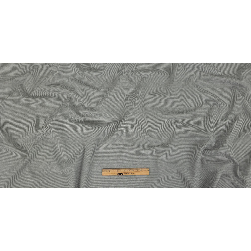 Theory Italian Black and Ecru Striped Double Knit Full Theory Italian Black and Ecru Striped Double Knit Full