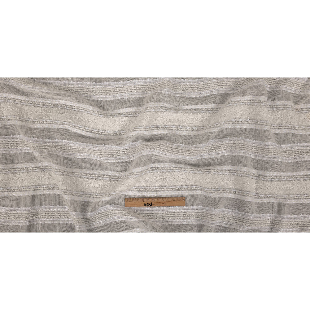 White Novelty Woven with Tactile Stripes Full White Novelty Woven with Tactile Stripes Full