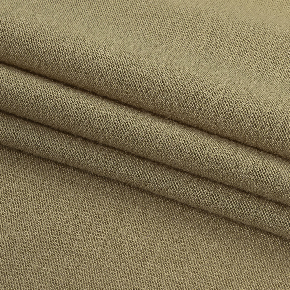 Beige Stretch Rayon Jersey Folded Beige Stretch Rayon Jersey Folded
