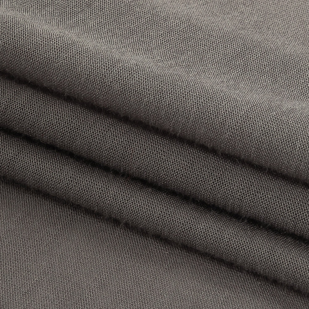 Gray Tissueweight Stretch Rayon Jersey Folded Gray Tissueweight Stretch Rayon Jersey Folded