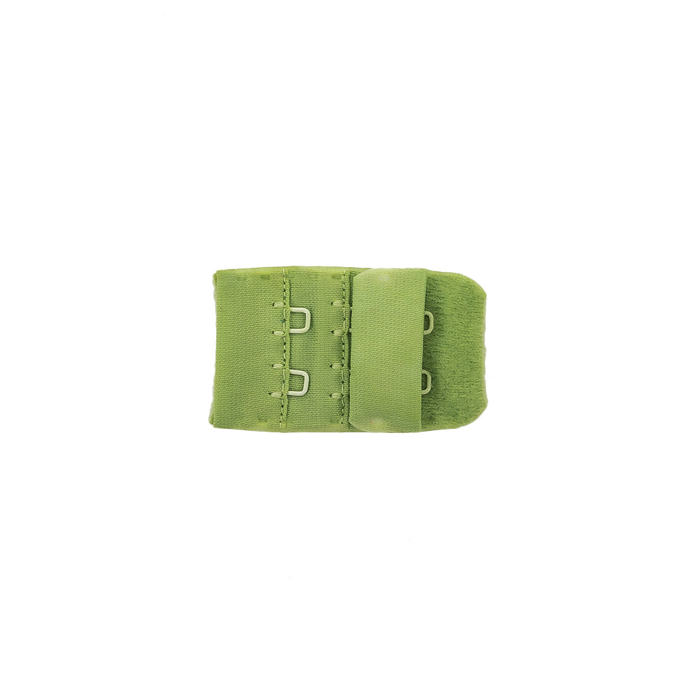 Lucky Green Bra Hook and Eye Back Closure - 2 x 3 Lucky Green Bra Hook and Eye Back Closure - 2 x 3