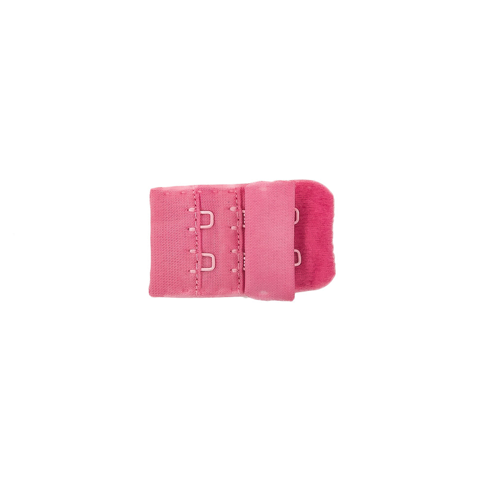 Medium Pink Bra Hook and Eye Back Closure - 2 x 3 Medium Pink Bra Hook and Eye Back Closure - 2 x 3
