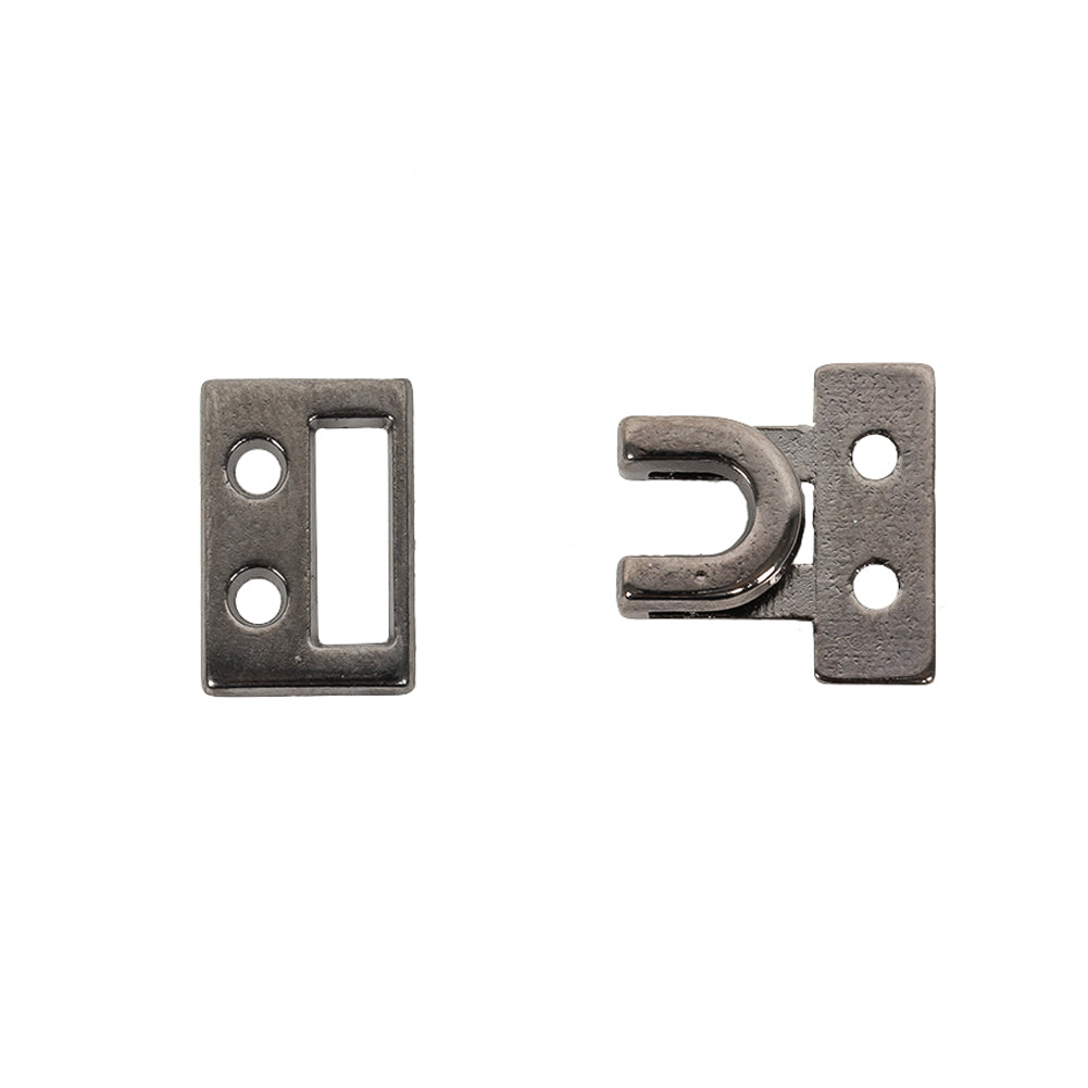 Gunmetal Heavy Duty Clip Fastener - 0.625" x 0.875" Detail Gunmetal Heavy Duty Clip Fastener - 0.625" x 0.875" Detail