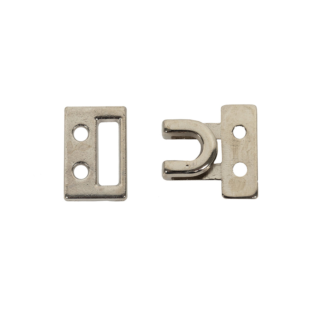 Nickel Heavy Duty Clip Fastener - 0.625" x 0.875" Detail Nickel Heavy Duty Clip Fastener - 0.625" x 0.875" Detail