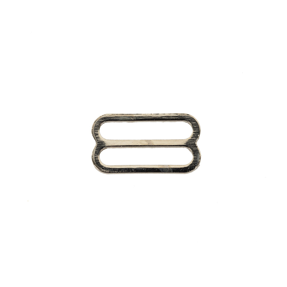 Nickel Metal Slider for 3/8" Strap - Set of 4 Nickel Metal Slider for 3/8" Strap - Set of 4