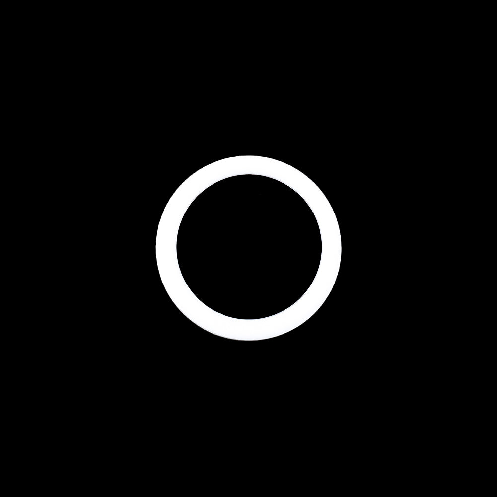 Optic White Plastic O-Ring for 3/8" Strap - Set of 4 Optic White Plastic O-Ring for 3/8" Strap - Set of 4